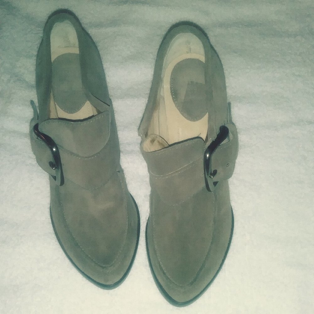 Frye Tan Suede Ankle Boots